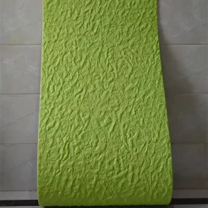 New Design Green 3D PVC Peel and Stick Foam Wall Sticker Ceiling Wall Paper Home Decor Self Adhesive Wallpaper Roll