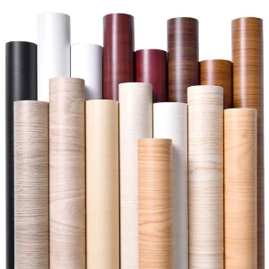New Design Kitchen Cabinet Wrap Self Adhesive Wallpaper Wall Paper Furniture Sticker Vinyl Wood Grain PVC Film