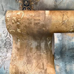 New Design Modern Style Texture Pattern Sticker High Quality 3D Wallcovering Wall Paper Home Decoration Product