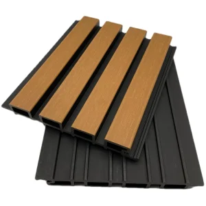 New Design Modern Waterproof Fireproof Outdoor WPC Wall Cladding with 3D Texture for Hotels Villas Commerce and Households