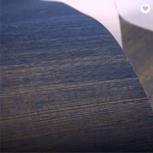 New Design Style Metallic Sisal Wallpaper Navy Blue Gold Natural Modern Art Designs Home Decor Wallcoverings