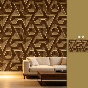 New Design Top Quality Waterproof Shiny Surface Foam Wallpaper Roll 120*30oCM Wall Sticker Self Adhesive
