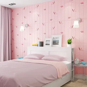 New Design Waterproof 3D Foam Wallpaper for Children Bed Room