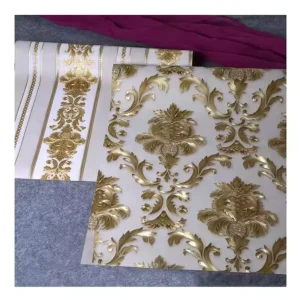 New Exquisite Embossed European Wallpaper Special Wallpaper for Interior Decoration