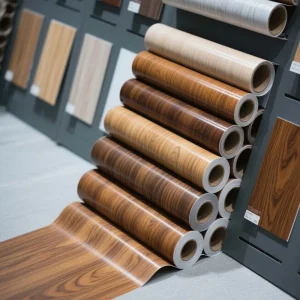 New Fashion Self Adhesive PVC Wallpaper Waterproof Wood Sticker for Furniture Wall Sticker Peel Stick Wallpapers