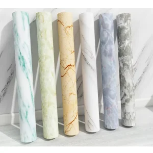 New Marble PVC Gold Bathroom Self Adhesive Commercial Room Project Designer Wallpaper Hotel Luxury Vinyl Wall Coverings