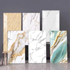 New Thickened XPE PVC Faux Marble Self Adhesive 5 Year Warranty Easy Clean Wall Panels & Stickers for Apartment Living Room