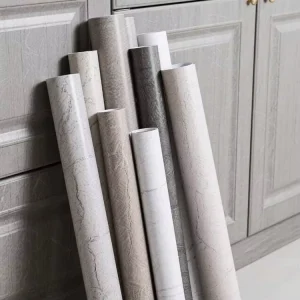 Newest Design Cement Crack PVC Self-adhesive Wallpaper Waterproof Peel and Stick for Industrial Style Wall Decoration