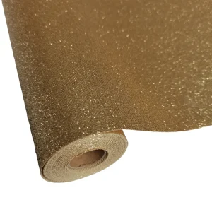 Non Woven Backing Glitter Fabric for Wallpaper Carpet and Table Runner Party Decor