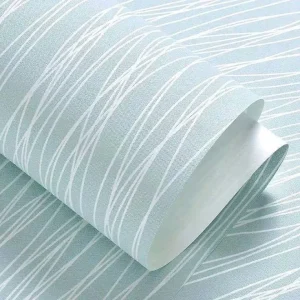 Non Woven Geometric Fireproof Wallpaper Modern Simple Home Decoration Office Bedroom Living Room TV Background Wall 10m