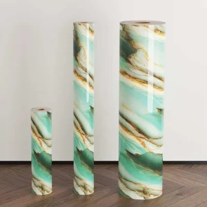 Non Woven PVC PET Wallpaper Home Waterproof Self Adhesive Wallpaper for Living Room Hotel Background Wall Decor