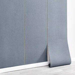 Non Woven Rolls Textile Wallcovering Fabric Backed Wallpaper