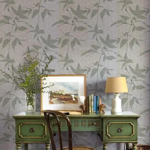 Non Woven Wall Fabric Textile Waterproof Wallcovering Removable Print Wallpaper Roll