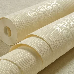 Non woven Fabric Decoration Living Room Dining Room Wallpaper 3d Striped European Wallpaper