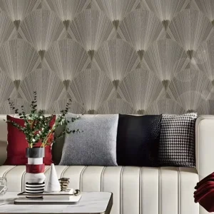 Nordic Creative Abstract Waterproof Art Wallpaper for Dining Room TV Background and Bedroom Mural
