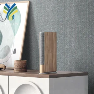 Nordic Texture Embossed PVC Vinyl Wallpaper Modern Interior Decorative Wallcoverings Rolls for Hotel Application