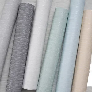 Nordic Traditional Vertical Stripe Mottled Texture Heat Insulation Wallpaper for Administration Background Home