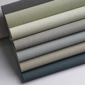 ODM/OEM Modern PVC Wallpaper Mould Proof Moisture Proof Vinyl Fabric Texture Apartment Hotel Home Household