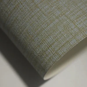 OEM Custom Decoration Hotel Fabric Backed Wall Paper Rolls Vinyl Textured Wallpaper Office Decor PVC Wallcovering