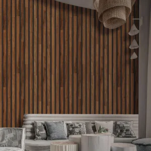 OEM ODM Manufacturer Log Color Self Adhesive Peel Stick Wallpaper with Eco Friendly PVC Waterproof Textured Fabric Design