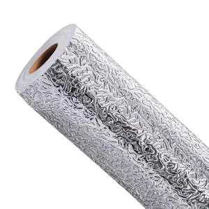 ORON DECO PVC Aluminum Foil Kitchen Backsplash Wallpaper Stickers Self Adhesive Wall Paper Oil Waterproof for Household Use