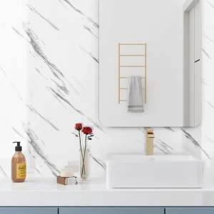 ORON Vinyl Peel and Stick Wallpaper Self Adhesive Wall Paper 3D Wall Marble Sticker for Wall 23.5 Inch X196.7inch
