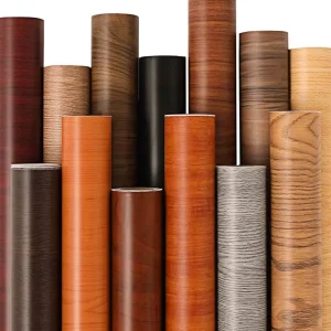 ORON Wood Texture Wall Sticker Self Adhesive Waterproof PVC Peel and Stick Wallpaper Roll Furniture House Decoration Interior
