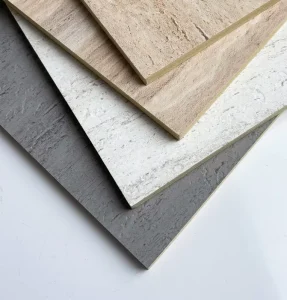 OULUSEN Luxury Pu Vinyl Plank Flooring for Office Buildings Modern Design Waterproof Wear Resistant 5 Year Warranty Easy Click