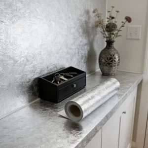 Oil Proof PVC Self Adhesive Wallpaper Waterproof Peel and Stick Wall Covering for Kitchen