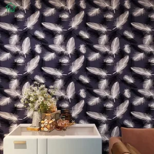 Oil Proof Self Adhesive PVC Wallpaper Peel and Stick Backsplash Wallpaper Mural