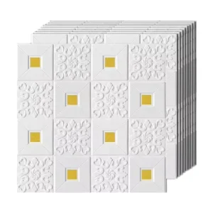 PE Foam Wallpaper for Living Room TV Celling Self-Adhesive Wall Panels Waterproof