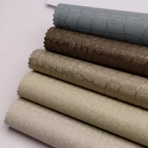 PE Woven Wallpaper Modern Design Fireproof Waterproof and Moisture Proof for Hotels Commercial Offices