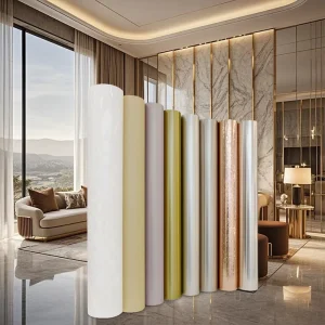 PETG Decor Films High Gloss Skin-feel Decorative Films for Furniture Wall Decor Wallpaper Factory