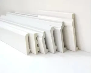 PS Skirting Board Polystyrene Baseboard Waterproof Decorative Wall Base Trim Moulding Lightweight Easy Installation Interior Use