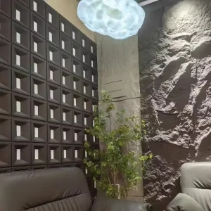 PU Faux Stone Panels Modern Waterproof Embossed Sound-Absorbing Anti-Slip Moisture-Proof Fireproof Anti-static Easy Hall