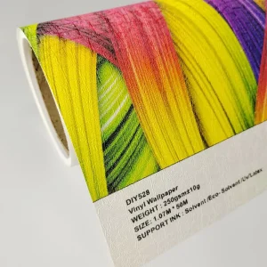 家居装饰粗糙帆布线条纹理空白可印刷的PVC墙纸用于印刷