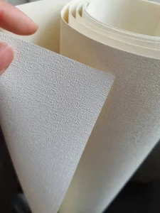 空白白色PVC乙烯基壁纸卷材纹理可印刷防火防水现代设计生态溶剂印刷批发