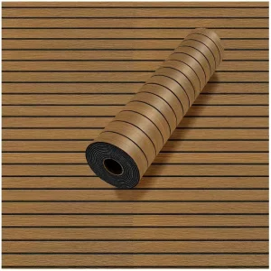 PVC 3D Slatted Wallpaper Rolls Peel and Stick Wall Panels PVC Cladding Wall Stickers for Hotel Interior Decoration