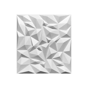 PVC 3D Wall Panel Modern Wall Tiles 16.4″ X16.4″ PVC Wallpaper for Interior Wall Decor 3D Textured PVC Panel