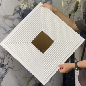 PVC 3D Waterproof Wall Panels Modern Design Sticker for Interior Wall and Ceiling Decoration