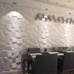 PVC Background Wall Waterproof 3D Three-dimensional Relief Decorative Plate Modeling Wall