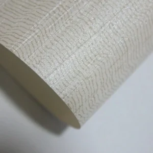 PVC Coated White Printable Leather Texture Wallpaper Water-Proof Geometric Vinyl Glitter Blank Rolls for Latex/UV/Eco-solvent