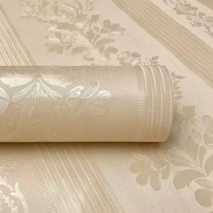 PVC Color Decorative Wallpaper Oil Resistant Peel and Stick Vinyl for Room Walls
