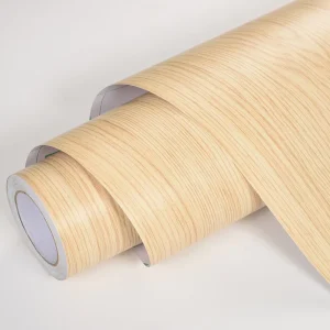 PVC Decor Films Wood Grain Decorative Films for Furniture Wall Decor Wallpaper Factory