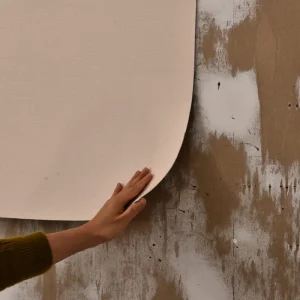PVC Fabric Peel and Stick Wallpaper DIY Cuttable Waterproof Living Room Use