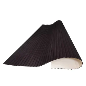 PVC Film 3D Wave Slat Decor Flexible MDF Wall Panel Board