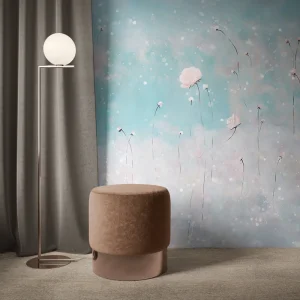 PVC-Free Textured Wallpaper Embossed Surface Eco Friendly