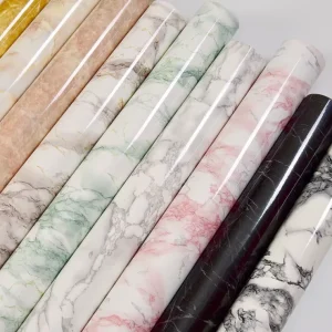 PVC Marble Paper Granite Sticker Roll Wallpaper