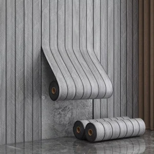 PVC Material Grille Waterproof and Oil Proof Kitchen Wall Sticker Stripes & Plaid Pattern Self-Adhesive Wallpaper