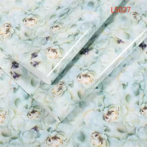 PVC Modern Geometric Kitchen Peel and Stick Waterproof Wallpaper Easy Clean Self-Adhesive Cabinet Sticker